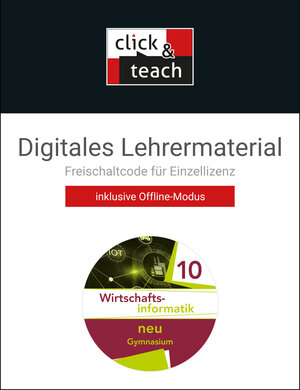 Buchcover Wirtschaftsinformatik / Wirtschaftsinformatik click & teach 10 Box | Burkart Ciolek | EAN 9783661821139 | ISBN 3-661-82113-X | ISBN 978-3-661-82113-9