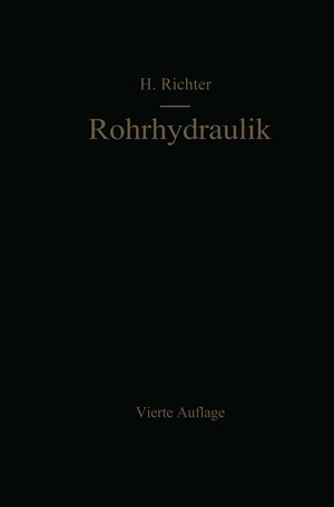 Buchcover Rohrhydraulik | Hugo Richter | EAN 9783662005668 | ISBN 3-662-00566-2 | ISBN 978-3-662-00566-8