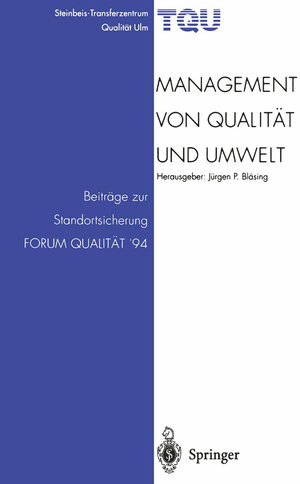 Buchcover Management von Qualität und Umwelt  | EAN 9783662009062 | ISBN 3-662-00906-4 | ISBN 978-3-662-00906-2