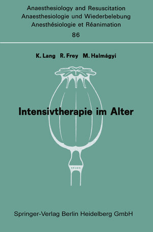 Buchcover Intensivtherapie im Alter  | EAN 9783662009536 | ISBN 3-662-00953-6 | ISBN 978-3-662-00953-6