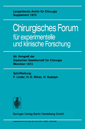 Buchcover Chirurgisches Forum für experimentelle und klinische Forschung | EAN 9783662010792 | ISBN 3-662-01079-8 | ISBN 978-3-662-01079-2