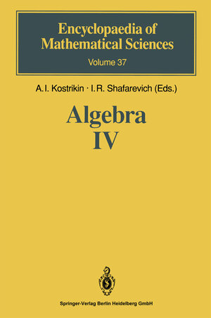 Buchcover Algebra IV  | EAN 9783662028698 | ISBN 3-662-02869-7 | ISBN 978-3-662-02869-8