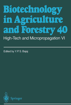 Buchcover High-Tech and Micropropagation VI | EAN 9783662033548 | ISBN 3-662-03354-2 | ISBN 978-3-662-03354-8