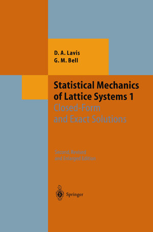 Buchcover Statistical Mechanics of Lattice Systems | David Lavis | EAN 9783662038437 | ISBN 3-662-03843-9 | ISBN 978-3-662-03843-7