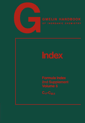Buchcover Index Formula Index | Rainer Bohrer | EAN 9783662075203 | ISBN 3-662-07520-2 | ISBN 978-3-662-07520-3