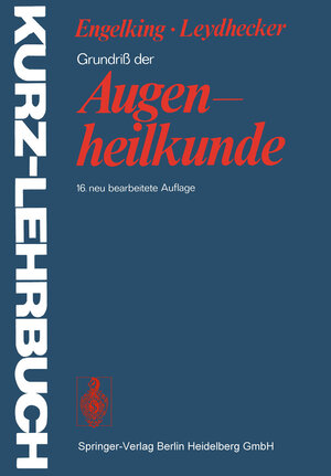 Buchcover Grundriss der Augenheilkunde | Wolfgang Leydhecker | EAN 9783662076071 | ISBN 3-662-07607-1 | ISBN 978-3-662-07607-1