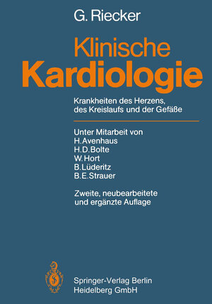 Buchcover Klinische Kardiologie | G. Riecker | EAN 9783662081129 | ISBN 3-662-08112-1 | ISBN 978-3-662-08112-9