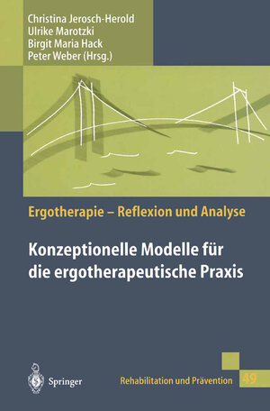 Buchcover Konzeptionelle Modelle für die ergotherapeutische Praxis  | EAN 9783662081730 | ISBN 3-662-08173-3 | ISBN 978-3-662-08173-0