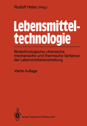 Buchcover Lebensmitteltechnologie  | EAN 9783662082836 | ISBN 3-662-08283-7 | ISBN 978-3-662-08283-6