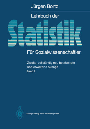 Buchcover Lehrbuch der Statistik | J. Bortz | EAN 9783662083420 | ISBN 3-662-08342-6 | ISBN 978-3-662-08342-0