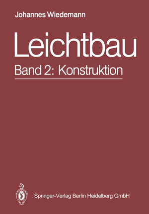 Buchcover Leichtbau | Johannes Wiedemann | EAN 9783662083543 | ISBN 3-662-08354-X | ISBN 978-3-662-08354-3