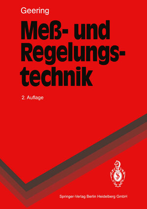 Buchcover Meß- und Regelungstechnik | Hans P. Geering | EAN 9783662086773 | ISBN 3-662-08677-8 | ISBN 978-3-662-08677-3