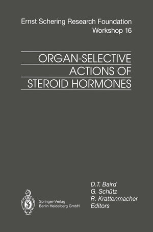 Buchcover Organ-Selective Actions of Steroid Hormones  | EAN 9783662091531 | ISBN 3-662-09153-4 | ISBN 978-3-662-09153-1