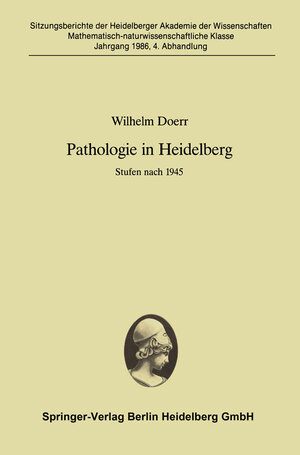 Buchcover Pathologie in Heidelberg | Wilhelm Doerr | EAN 9783662092194 | ISBN 3-662-09219-0 | ISBN 978-3-662-09219-4