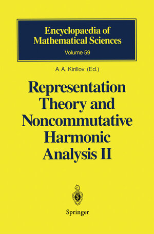 Buchcover Representation Theory and Noncommutative Harmonic Analysis II  | EAN 9783662097564 | ISBN 3-662-09756-7 | ISBN 978-3-662-09756-4