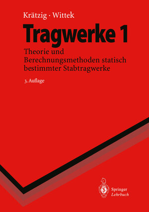 Buchcover Tragwerke | Wilfried B. Krätzig | EAN 9783662105894 | ISBN 3-662-10589-6 | ISBN 978-3-662-10589-4