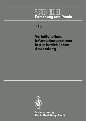 Buchcover Verteilte, offene Informationssysteme in der betrieblichen Anwendung  | EAN 9783662107850 | ISBN 3-662-10785-6 | ISBN 978-3-662-10785-0