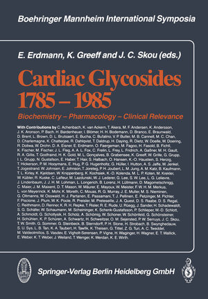 Buchcover Cardiac Glycosides 1785–1985  | EAN 9783662112946 | ISBN 3-662-11294-9 | ISBN 978-3-662-11294-6