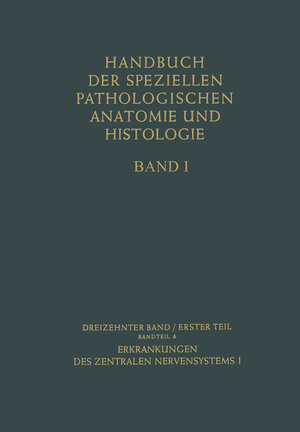 Buchcover Erkrankungen des zentralen Nervensystems I  | EAN 9783662117040 | ISBN 3-662-11704-5 | ISBN 978-3-662-11704-0