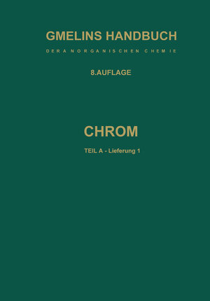 Buchcover Chrom | R. J. Meyer | EAN 9783662118658 | ISBN 3-662-11865-3 | ISBN 978-3-662-11865-8