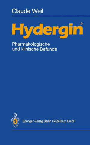 Buchcover Hydergin® | Claude Weil | EAN 9783662120323 | ISBN 3-662-12032-1 | ISBN 978-3-662-12032-3