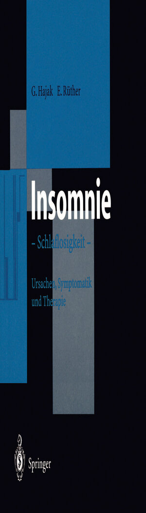 Buchcover Insomnie | Göran Hajak | EAN 9783662120866 | ISBN 3-662-12086-0 | ISBN 978-3-662-12086-6