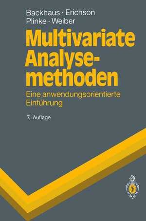 Buchcover Multivariate Analysemethoden | Klaus Backhaus | EAN 9783662125526 | ISBN 3-662-12552-8 | ISBN 978-3-662-12552-6