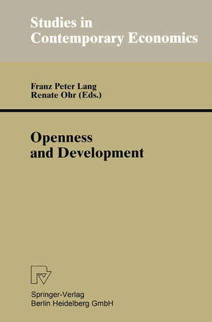 Buchcover Openness and Development  | EAN 9783662126271 | ISBN 3-662-12627-3 | ISBN 978-3-662-12627-1