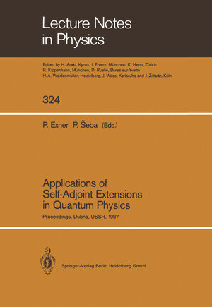 Buchcover Applications of Self-Adjoint Extensions in Quantum Physics  | EAN 9783662137628 | ISBN 3-662-13762-3 | ISBN 978-3-662-13762-8