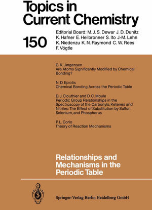 Buchcover Relationships and Mechanisms in the Periodic Table  | EAN 9783662150955 | ISBN 3-662-15095-6 | ISBN 978-3-662-15095-5