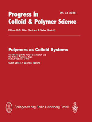 Buchcover Polymers as Colloid Systems  | EAN 9783662152010 | ISBN 3-662-15201-0 | ISBN 978-3-662-15201-0
