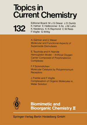 Buchcover Biomimetic and Bioorganic Chemistry II  | EAN 9783662152034 | ISBN 3-662-15203-7 | ISBN 978-3-662-15203-4