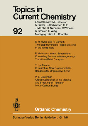 Buchcover Organic Chemistry | Kendall N. Houk | EAN 9783662154021 | ISBN 3-662-15402-1 | ISBN 978-3-662-15402-1