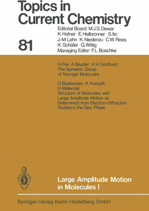 Buchcover Large Amplitude Motion in Molecules I | Friedrich L. Boschke | EAN 9783662154120 | ISBN 3-662-15412-9 | ISBN 978-3-662-15412-0