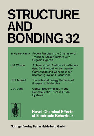 Buchcover Novel Chemical Effects of Electronic Behaviour | Xue Duan | EAN 9783662154809 | ISBN 3-662-15480-3 | ISBN 978-3-662-15480-9