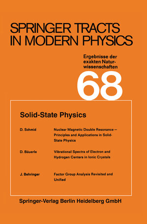 Buchcover Solid-State Physics | Gerhard Höhler | EAN 9783662155660 | ISBN 3-662-15566-4 | ISBN 978-3-662-15566-0