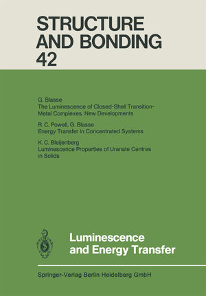 Buchcover Luminescence and Energy Transfer | Xue Duan | EAN 9783662157985 | ISBN 3-662-15798-5 | ISBN 978-3-662-15798-5