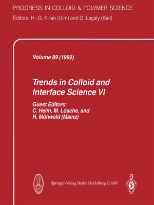 Buchcover Trends in Colloid and Interface Science VI  | EAN 9783662160770 | ISBN 3-662-16077-3 | ISBN 978-3-662-16077-0