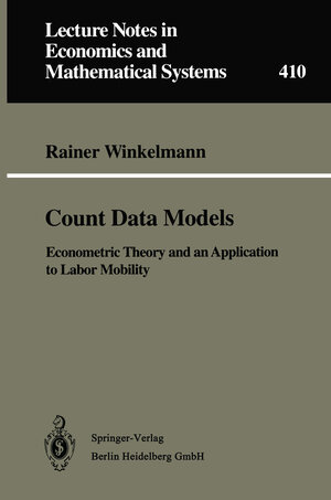 Buchcover Count Data Models | Rainer Winkelmann | EAN 9783662217351 | ISBN 3-662-21735-X | ISBN 978-3-662-21735-1