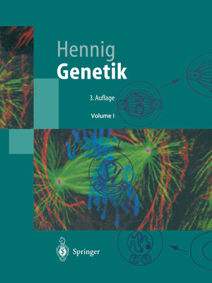 Buchcover Genetik | Wolfgang Hennig | EAN 9783662219539 | ISBN 3-662-21953-0 | ISBN 978-3-662-21953-9