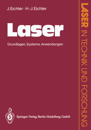 Buchcover Laser | Jürgen Eichler | EAN 9783662220801 | ISBN 3-662-22080-6 | ISBN 978-3-662-22080-1