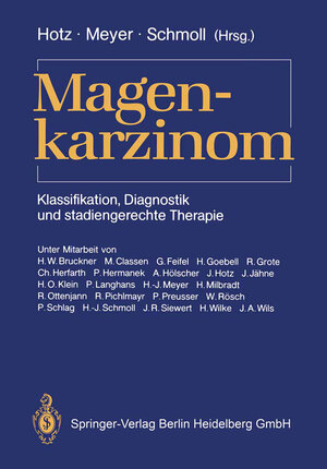 Buchcover Magenkarzinom  | EAN 9783662221211 | ISBN 3-662-22121-7 | ISBN 978-3-662-22121-1