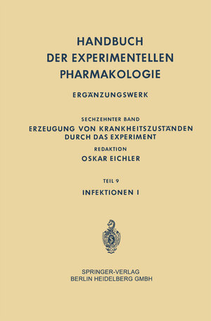 Buchcover Infektionen I | Zénon-Marcel Bacq | EAN 9783662235546 | ISBN 3-662-23554-4 | ISBN 978-3-662-23554-6