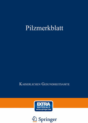 Buchcover Pilzmerkblatt | Julius Springer | EAN 9783662251805 | ISBN 3-662-25180-9 | ISBN 978-3-662-25180-5