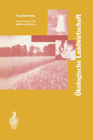 Buchcover Ökologische Landwirtschaft  | EAN 9783662252383 | ISBN 3-662-25238-4 | ISBN 978-3-662-25238-3