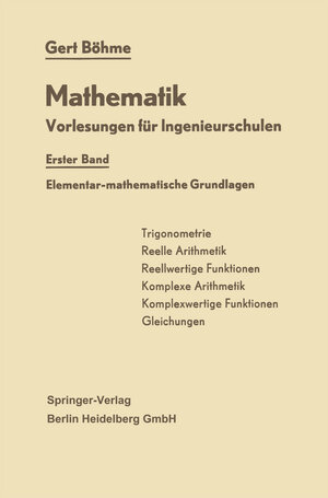 Buchcover Mathematik | Gert Böhme | EAN 9783662253502 | ISBN 3-662-25350-X | ISBN 978-3-662-25350-2