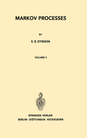 Buchcover Markov Processes | E. B. Dynkin | EAN 9783662253601 | ISBN 3-662-25360-7 | ISBN 978-3-662-25360-1