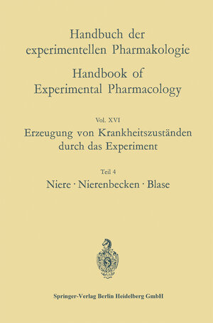 Buchcover Erzeugung von Krankheitszuständen durch das Experiment | Oskar Eichler | EAN 9783662258170 | ISBN 3-662-25817-X | ISBN 978-3-662-25817-0