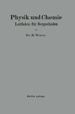 Buchcover Physik und Chemie | Heinrich Winter | EAN 9783662268612 | ISBN 3-662-26861-2 | ISBN 978-3-662-26861-2