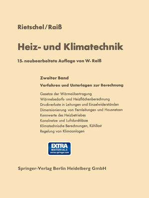 Buchcover Heiz- und Klimatechnik | Hermann Rietschel | EAN 9783662271346 | ISBN 3-662-27134-6 | ISBN 978-3-662-27134-6